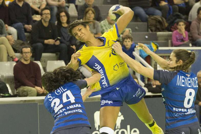 Momento del partido de este miércoles (Foto TA)